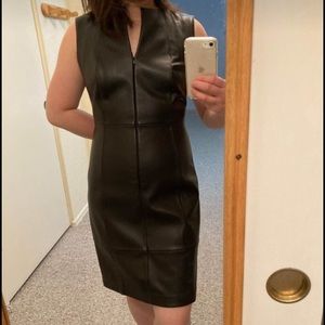 New Antonio Melani Real leather dress
